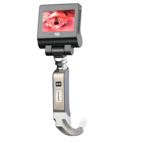 Haiye Medical 3-Inch LCD Monitor Disposable Video Laryngoscope for Adult Intubation in OR/ED/ICU
