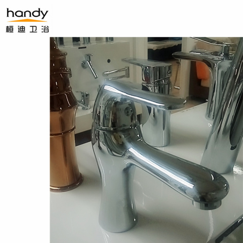 Brass Chrome Single Hole Wash Basin Mixer Taps