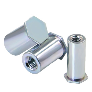 Factory Outlet: Carbon Steel Galvanized Pressure Rivet Nuts - BSO-3.5M3-20, External Hexagonal Blind Hole Rivet Nut Column