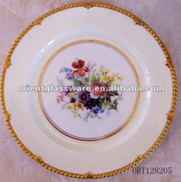 ceramic plate with fancy design
