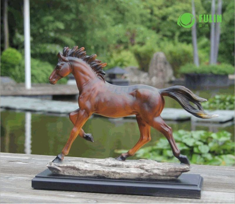 Resin Horse Figurine Home Decoration (NF86031)