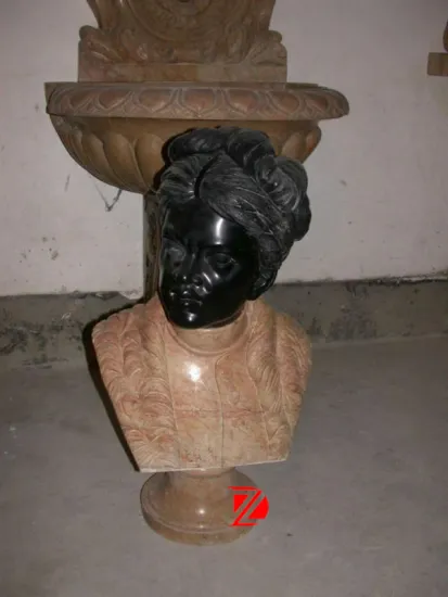 Girl bust statues