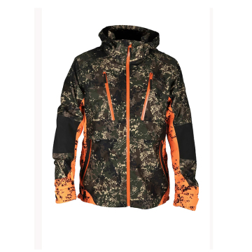 Custom Camo Hunting Jacket: High-Quality Softshell Jacket for Men - OEM Logo Functional Jacket for Camping and Hiking