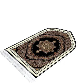 Islamic Prayer Mat Carpet with Backrest - Anti-Slip Tapis De Priere