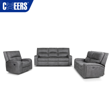 MANWAH CHEERS Electric Modern High End Fabric Reclining Sofa Set: A Luxurious Addition to Your Living Room