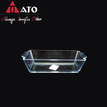 Rectangle Borosilicate oven plate tableware plate