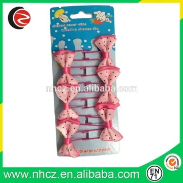 Folding Flower Fabric Pink Bookmark