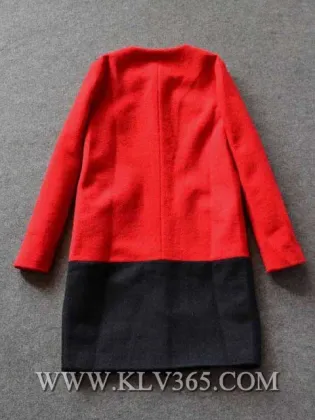 Hot Sale Fashion Winter Warm Women′s Woolen Coat