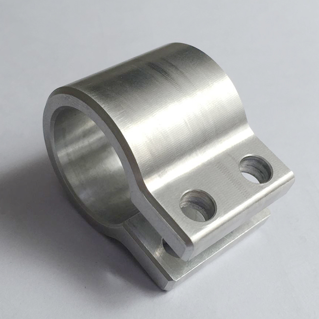 machined aluminum clamp bracket