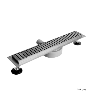 SS 304 Stainless Steel 20 "Linear Shower Floor Drain dengan drainase samping