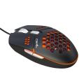 8000dpi Wired Hole Gaming Mouse med fläktprogrammering