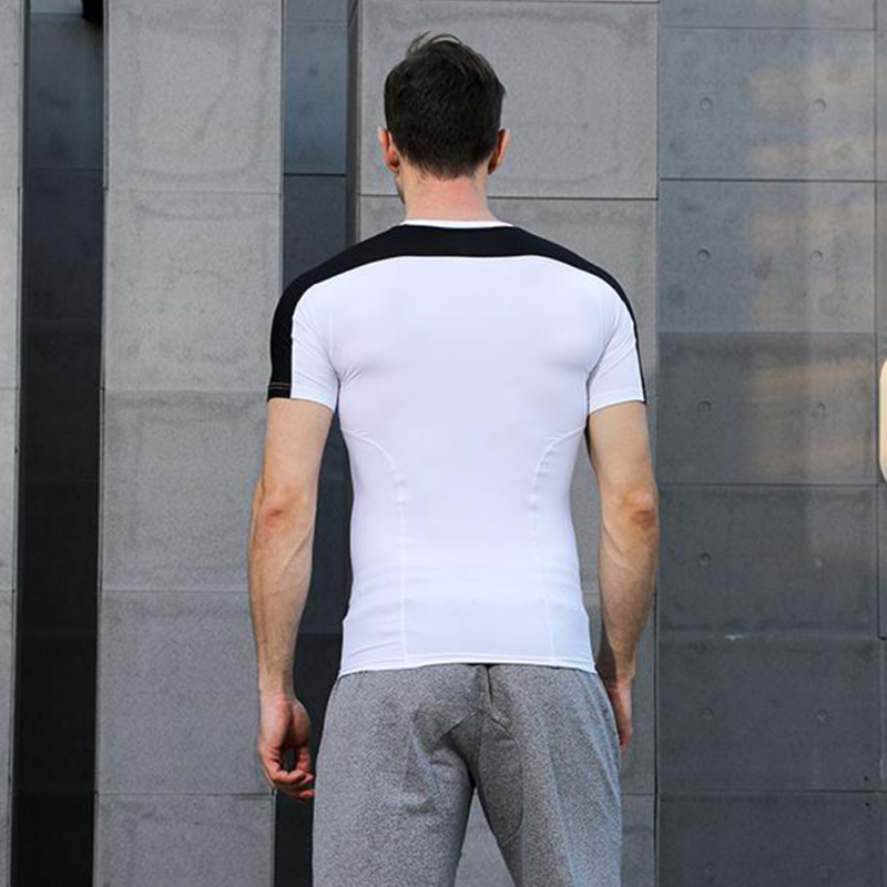 Men Bodybuilding Compression Short Sleeve T Shirts