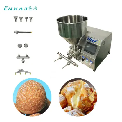 Professional Machine for Filling Cakes, Bread, and Pastries with Cream