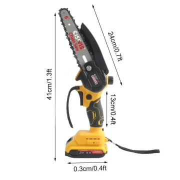 Durable Lithium Battery Driven 21V Wood Chain Saw Machine - Wholesale Cordless Chainsaw