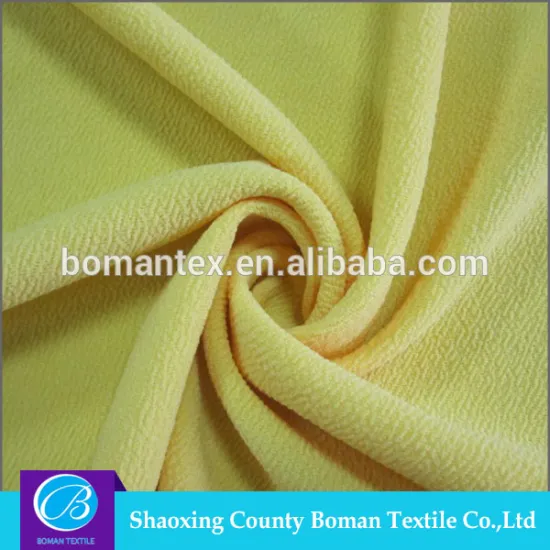 95% Polyester5%Spandex heavy weight 6 # moss crepe fabric