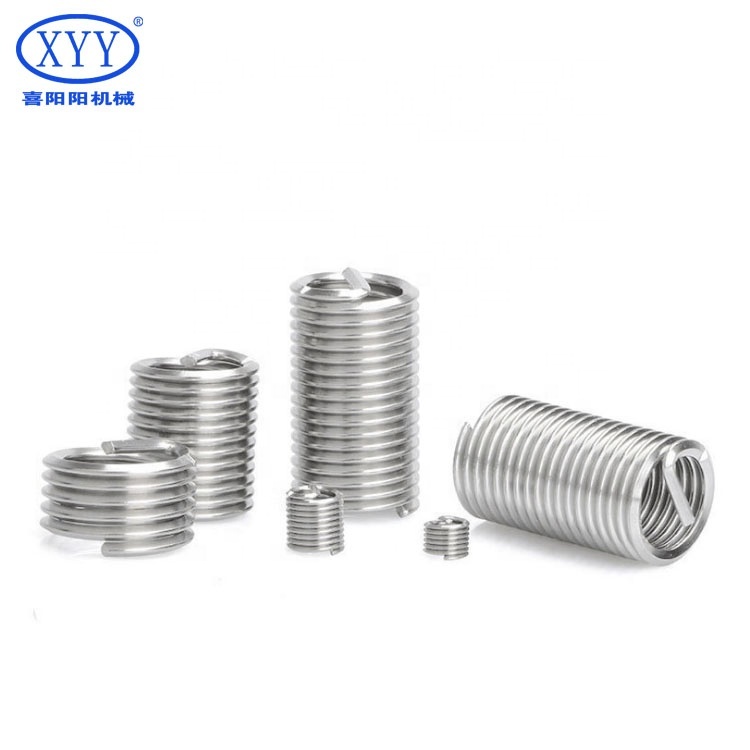 SS304 High Quality Steel Stainless Steel Tapping Inserts Nuts M6 M8 M10 Thread Inserts Machine Metric M3 M2.5 Thread Fasteners