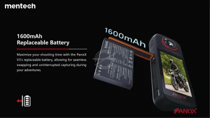 PanoX V3 360° Waterproof Sports Action Camera