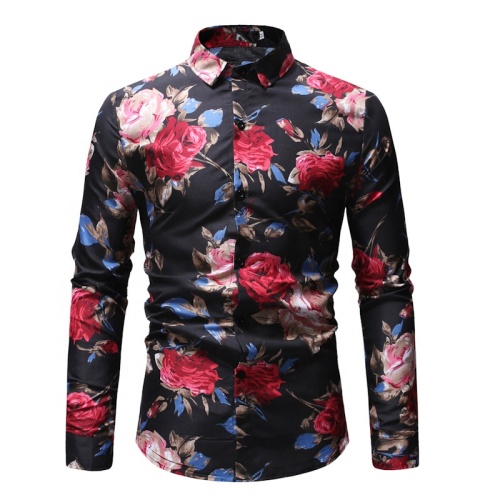 Floral Men's Shirt Buttons Custom Wholesale