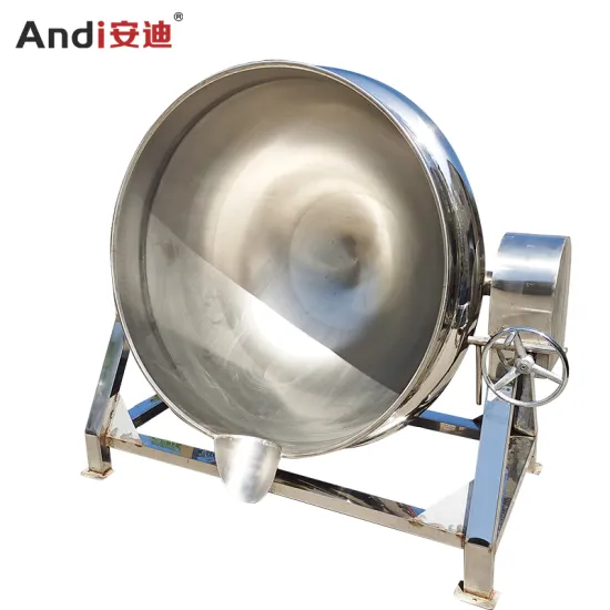 Stainless Steel Tilting Sandwich Pots 200L 500L High Quality