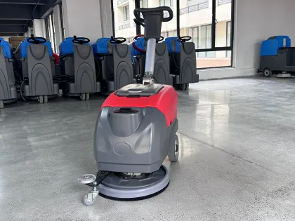Industrial Red Floor Scrubber Cleaning Machine