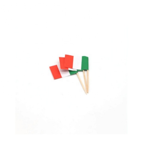 High Quality customized printing wooden toothpick flag