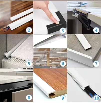 PVC Flexible Skirting Board Curtain Track