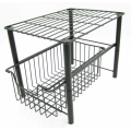 Stainless Steel Rectangular Basket for Commercial Home Use