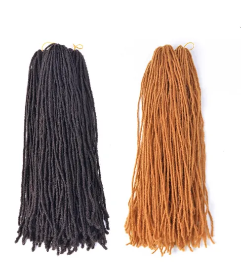 Wholesale 18''85g Ombre Cheap New Style Long  Micro Mini Straight Dreadlock Crochet Braids Hair Synthetic Hair Extension