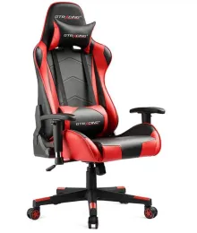 Modern Leather Office Racing Gaming Chair With Footrest