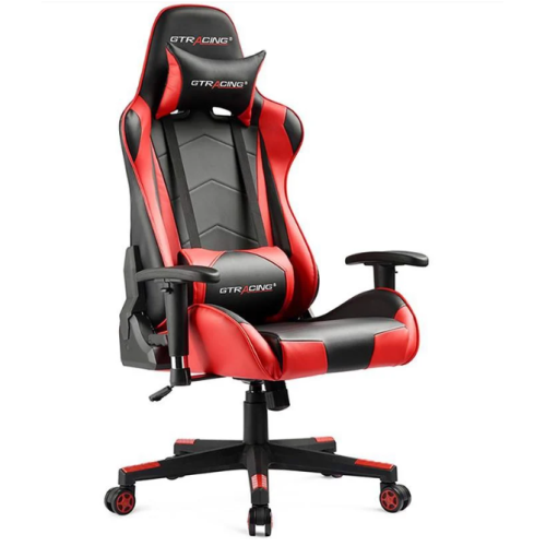 Höjd Lumbal Pillow Swivel Gaming Chair