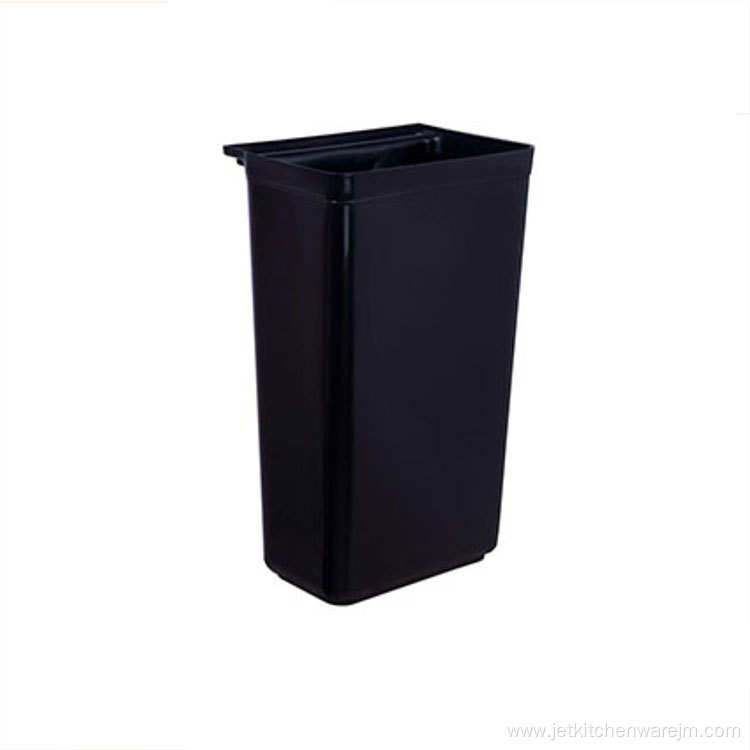 3 Shelf Plastic Hand Service Trolley For Restaurant