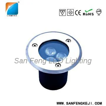 Less Heat Energy Saving IP67 3w LED Underground Light