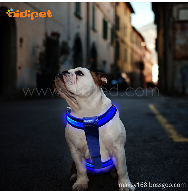 Reflective Rechargeable Led Dog Harness