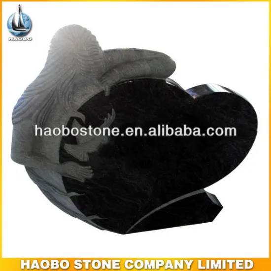Heart Headstone Poland Granite Monument
