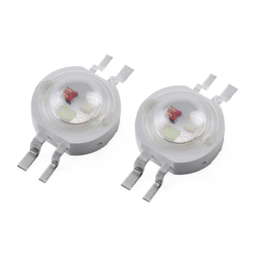 Red blue green three chips epileds 4-pin rgb led diode