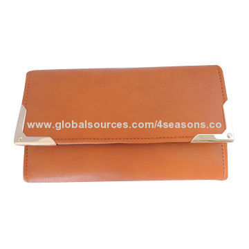 Ladies' PU Purse, Available in Various Colors and Sizes