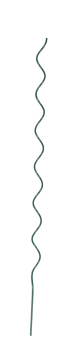 6 ft Swirl Plant Support Green Red Stake