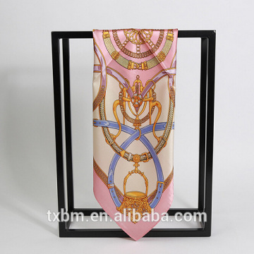 100% silk luxury 12mm mini 55*55cm square scarves wholesale