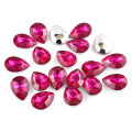 10*14 mm teardrop acrylic faux stone rhinestones