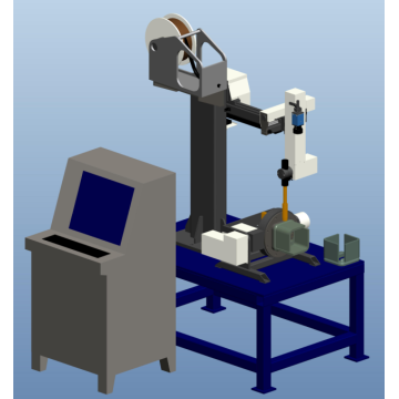 Robot per saldatura automatica a flangia quadrata