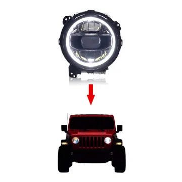XT Upgrade LED Daytime Running Lights for Jeep JL Wrangler 2018-2022