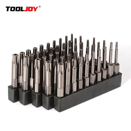 TOOLJOY Security Bit Set: Tamper Proof Torq Torx Hex Star Screwdrivers