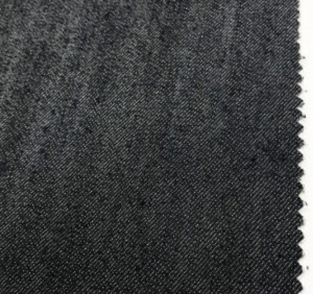 Deep Navy Denim Bonded Fabric