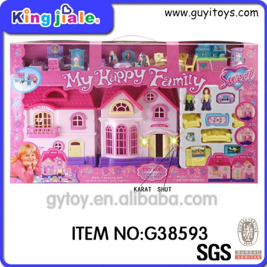 China manufacture professional plastic toy baby house