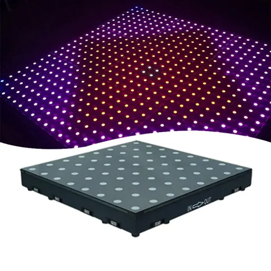 Rigeba Disco DJ Stage 12x12 Dot LED Interactive Dance Floor for Party Events