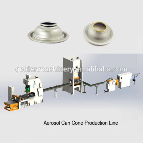 Automatic Aerosol Tin Can Cone Lid Production Line