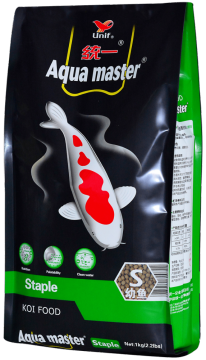 Garden Pond Koi Carp Fish Food(Feed), Staple, Balanced Nutrition 1kg (S/L)