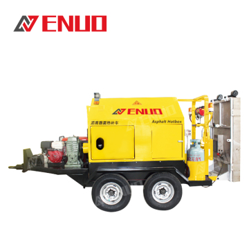 Infrared Pothole Repair Machine: EAHB-TEP1500 Asphalt Hot Box Recycler Trailer