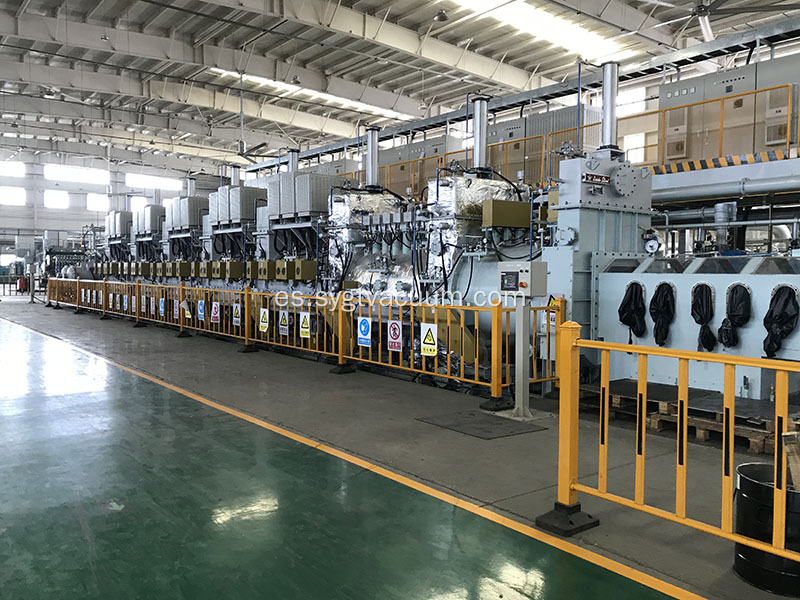 Horno de sinterización de vacío continuo de múltiples cámaras