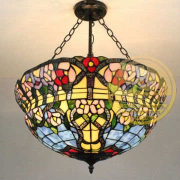 high quality tiffany pendant lamp with modern style,hanging tiffany lamp ,handmade pendant lamp with europe style